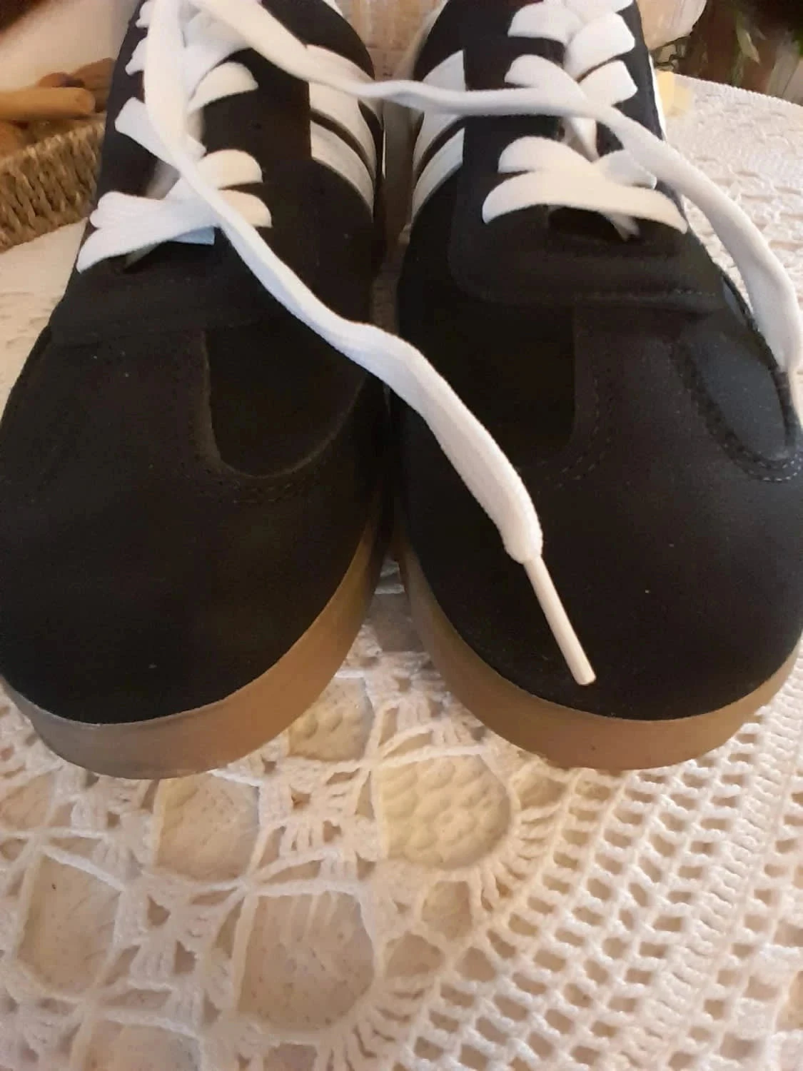 Tênis feminino preto e branco, número 40 – photo 4